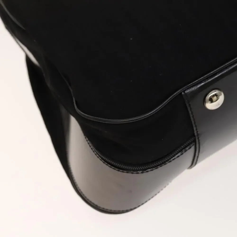 GUCCI Boston Bag Cotton Black Silver 010 1553 010 1553